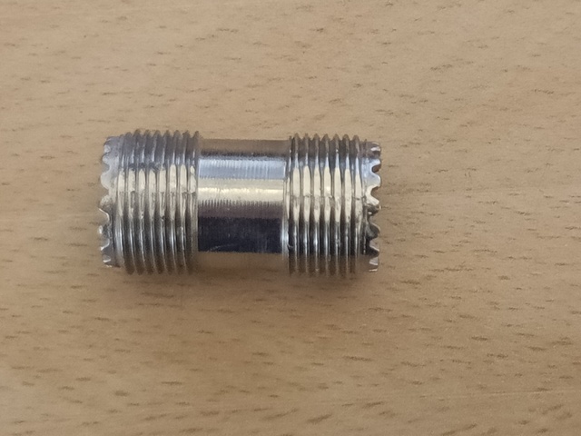 PL259 socket<br>back-back