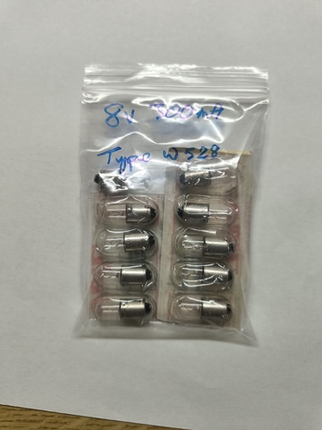 Lamp SBC<br>8v 300mA Type W528